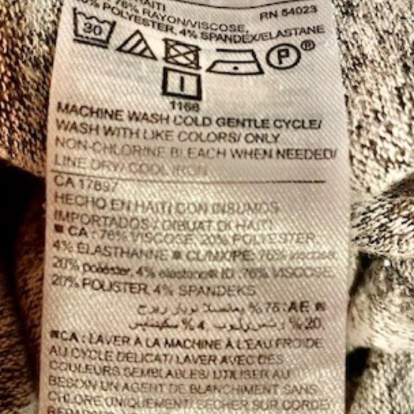 Tunic Style Long Sleeve Top - Size S - Picture 7 of 7